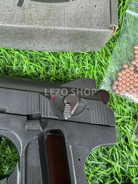 Пневматический пистолет Стёчкина. Модель &ndash; Borner APS Blowback (металл) 207 фото