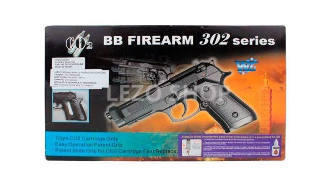 Пневматичний пістолет Beretta M9 . Модель &ndash; WinGun 302 Beretta M9 (полімер) 242 фото