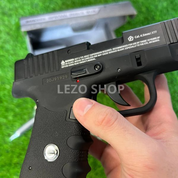 Пневматичний пістолет Glock 17 Blowback . Модель &ndash; Borner W119 Blowback ( метал ) 161 фото