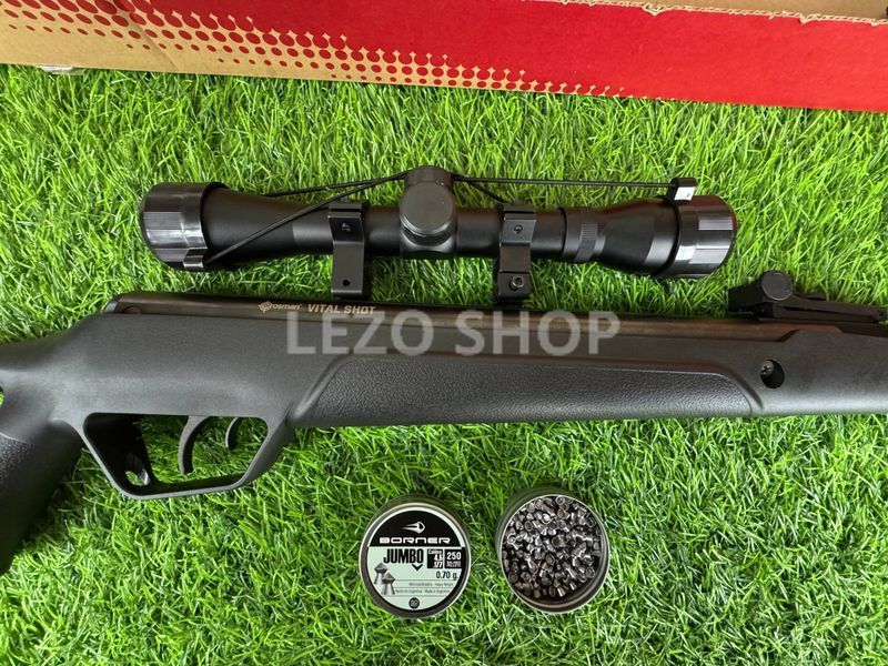 Пневматична рушниця Crosman Vital Shot .177cal.4,5 mm ( 20j) 305/с + Приціл з кріпленням 4х32 226 фото