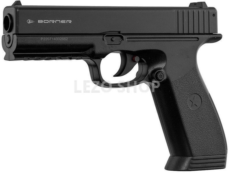 Пневматичний пістолет Glock 17 . Модель &ndash; Borner 17 ( полімер) 179 фото