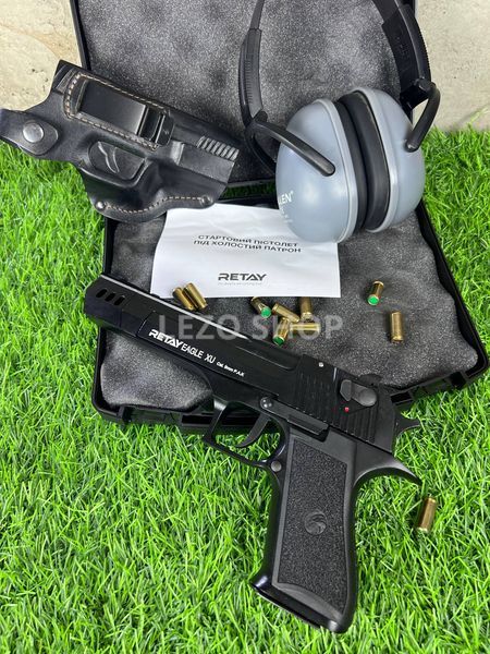 Стартовый пистолет Desert Eagle XU. Модель &ndash; Retay Eagle XU 9 мм Black 286 фото