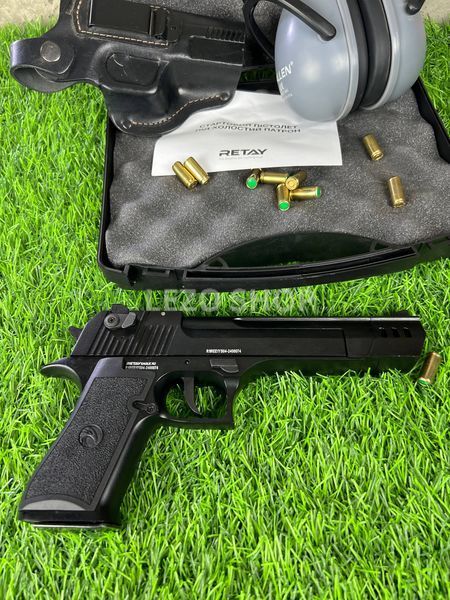 Стартовый пистолет Desert Eagle XU. Модель &ndash; Retay Eagle XU 9 мм Black 286 фото