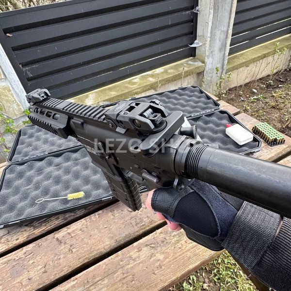 AR-15 чорна-пластик. Сигнально Шумова автоматична гвинтівка AR-15 260 фото
