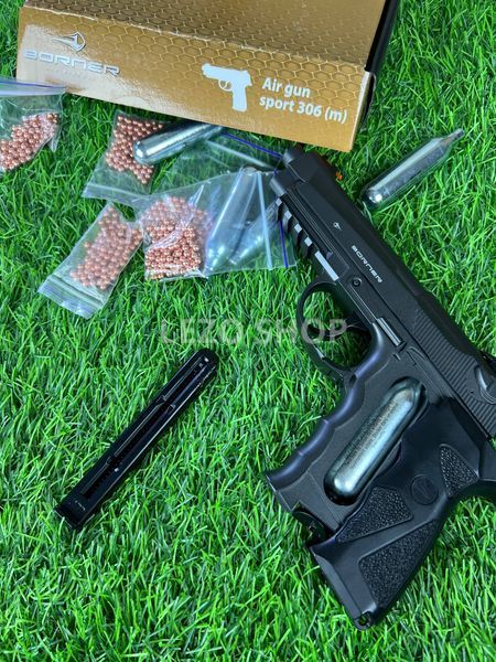 Пневматичний пістолет Beretta М 9 . Модель &ndash; Borner Sport 306M C31 (метал) 191 фото