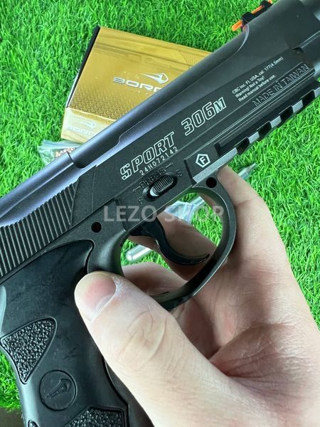 Пневматичний пістолет Beretta М 9 . Модель &ndash; Borner Sport 306M C31 (метал) 191 фото